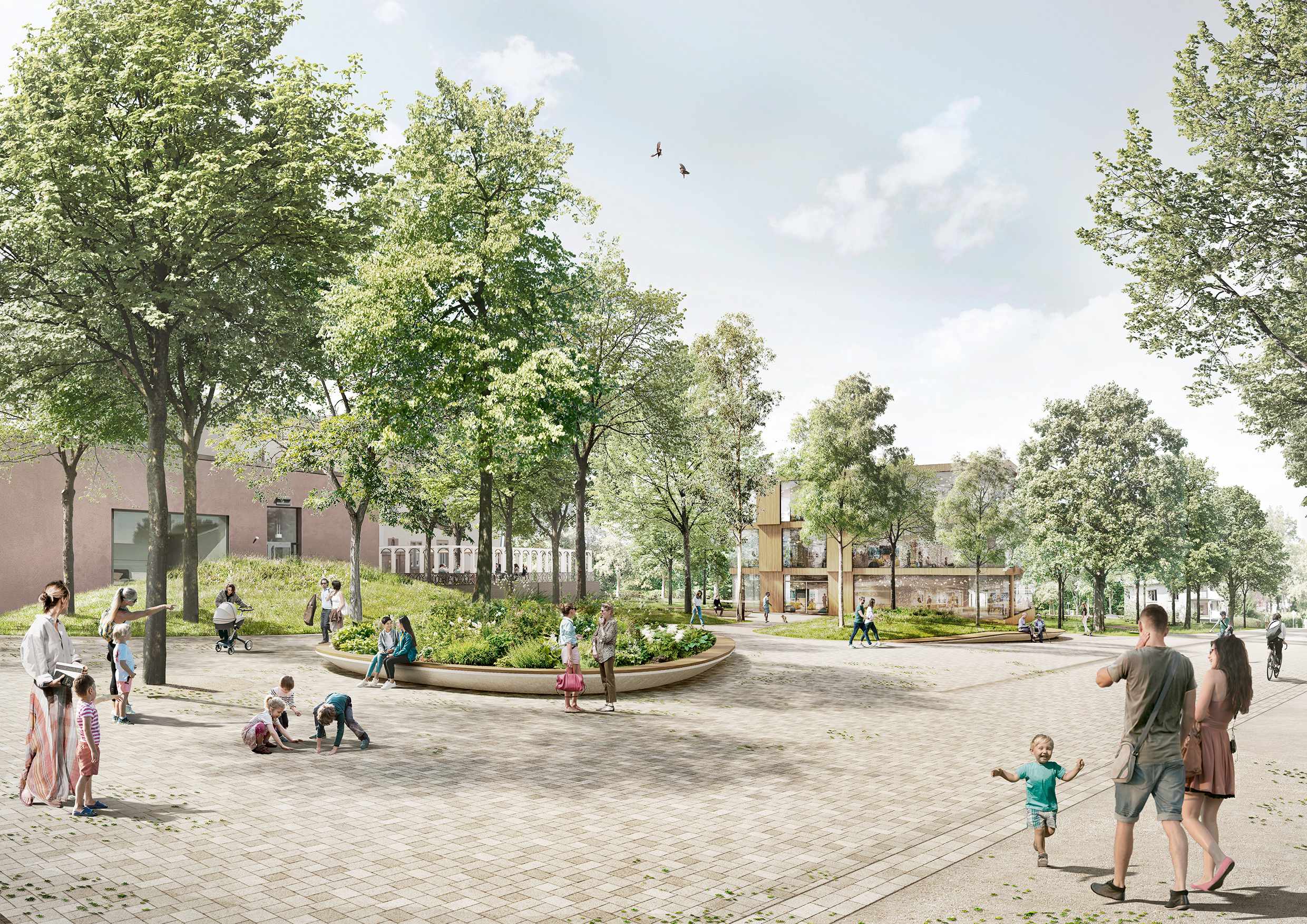 Perspektive Mathildenhöhe Informationszentrum Planorama GmbH